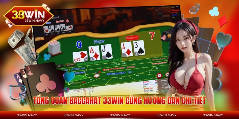Tổng quan Baccarat 33WIN cùng hướng dẫn chi tiết