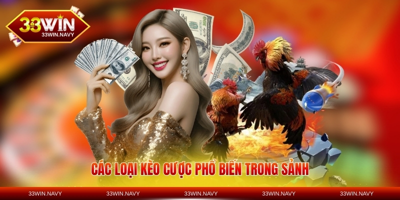 Các loại kèo cược phổ biến trong sảnh