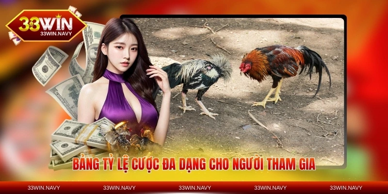 Bảng tỷ lệ cược đa dạng cho người tham gia